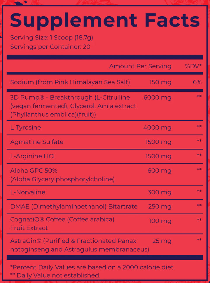 Dark Labs - Maniaco Pump - Pre-Workout