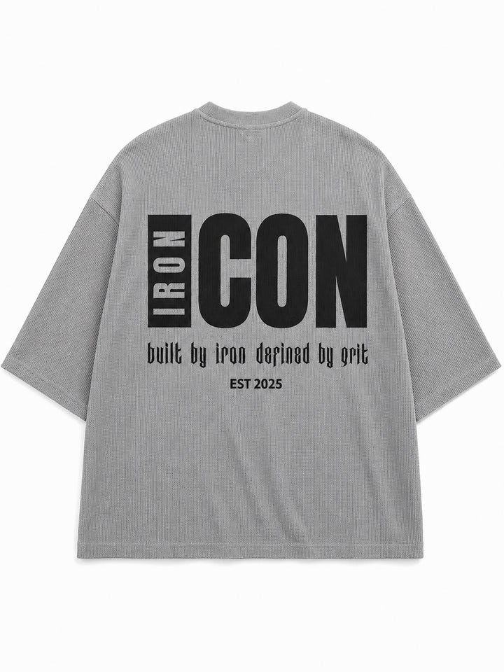 Iron Icon - Waffle Knit T-shirt - Short Sleeve