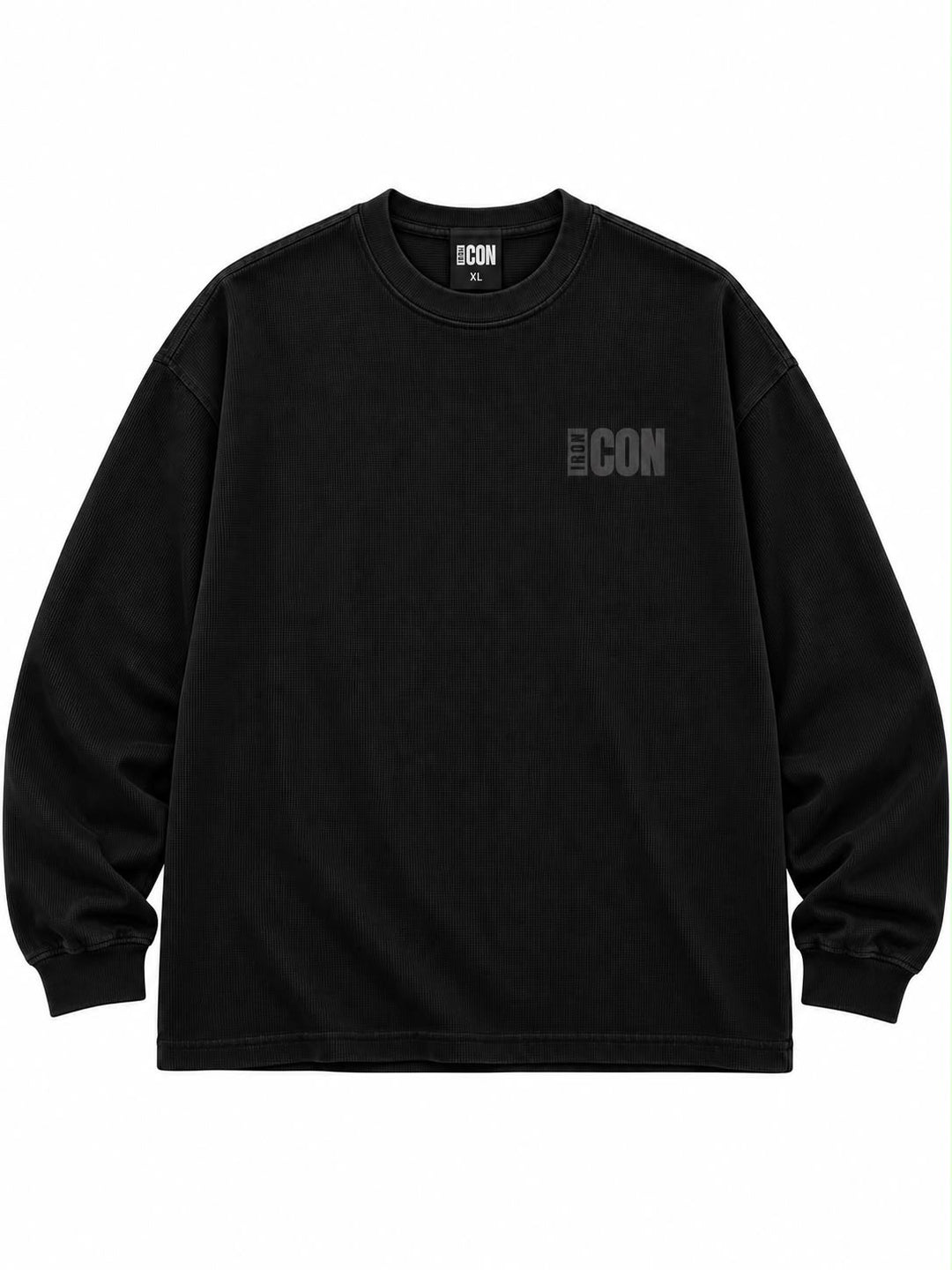 Iron Icon - Waffle Knit Tee - Long Sleeve