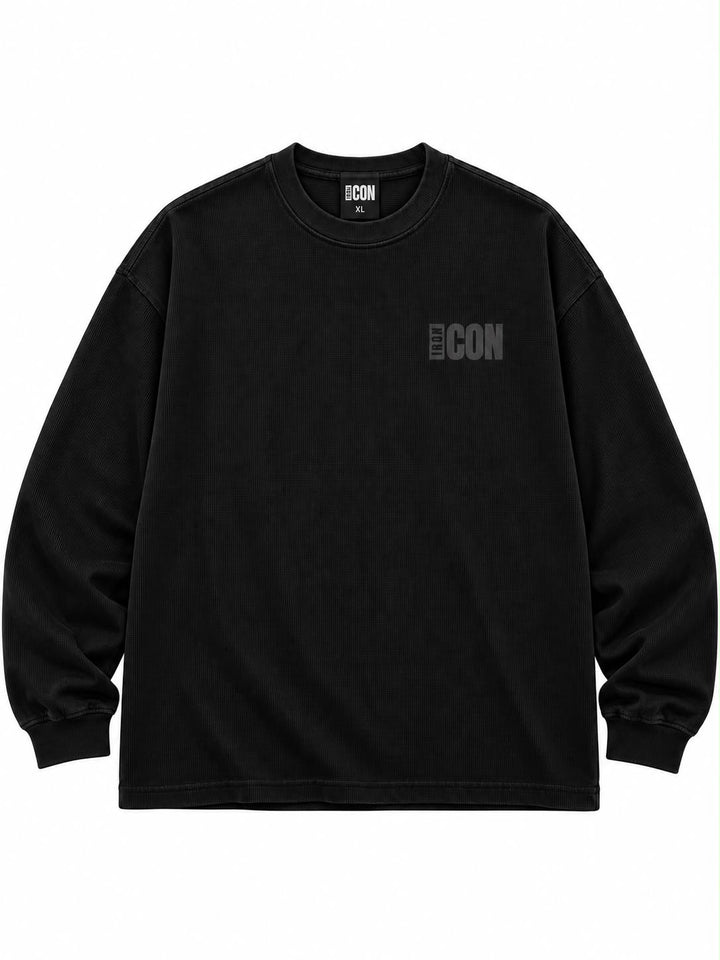 Iron Icon - Waffle Knit Tee - Long Sleeve