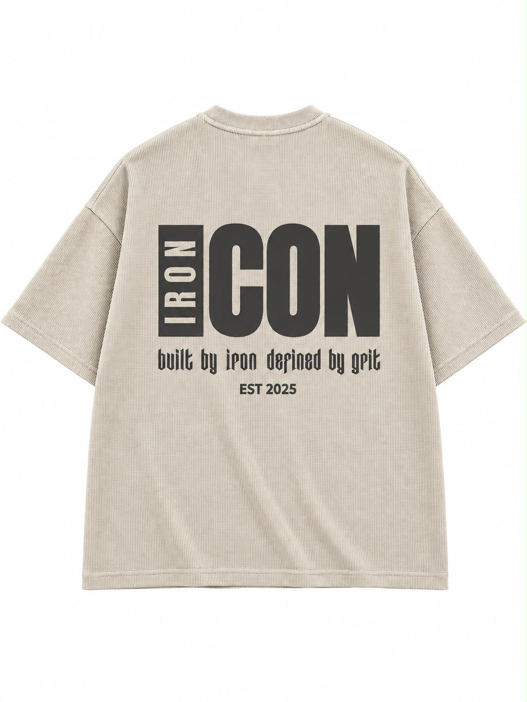 Iron Icon - Waffle Knit T-shirt - Short Sleeve