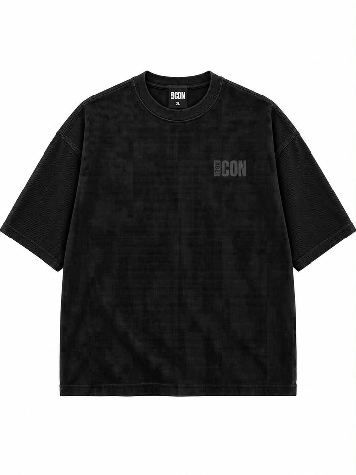 Iron Icon - Waffle Knit T-shirt - Short Sleeve