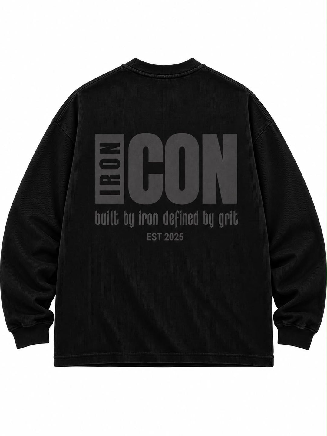 Iron Icon - Waffle Knit Tee - Long Sleeve