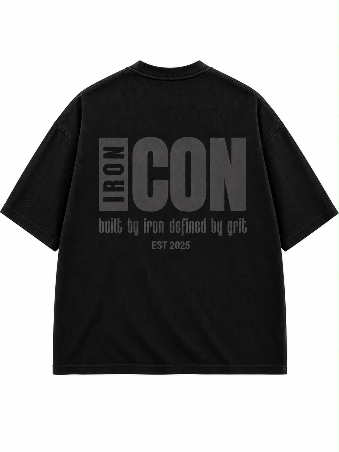 Iron Icon - Waffle Knit T-shirt - Short Sleeve