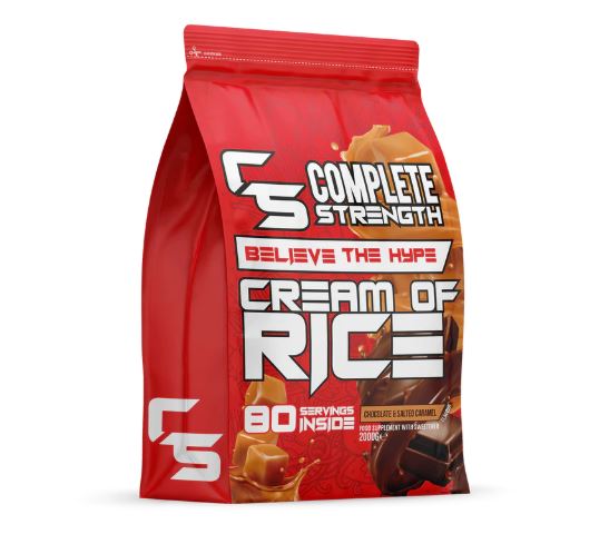 Complete strength cream of rice 2kg Chocolate and salted caramel