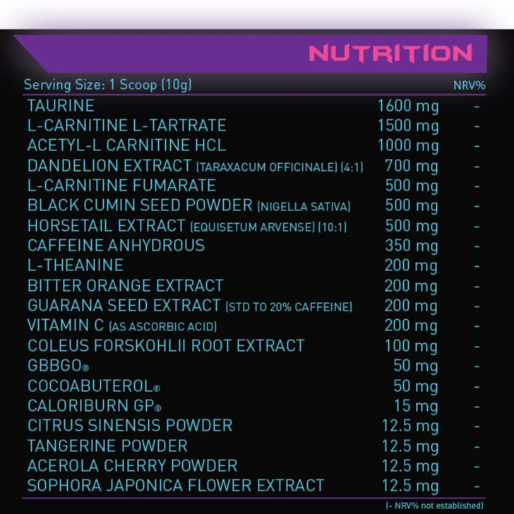 Alpha Neon Darkshred v2 Thermogenic 300g