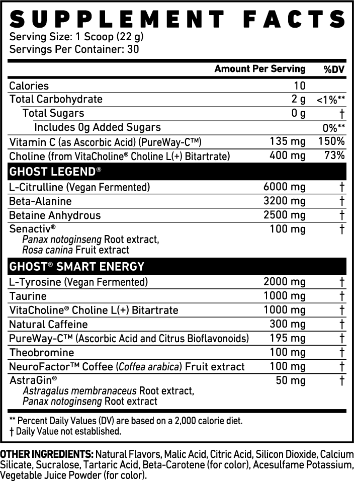Ghost Legend V4- Pre-Workout