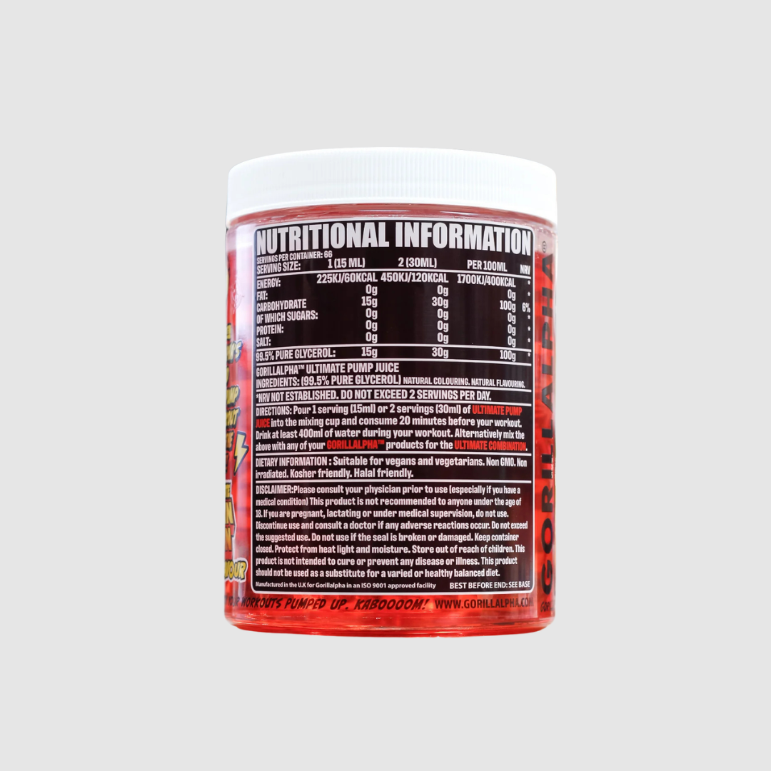Gorilla Alpha - Ultimate Pump Juice - Pre-Workout