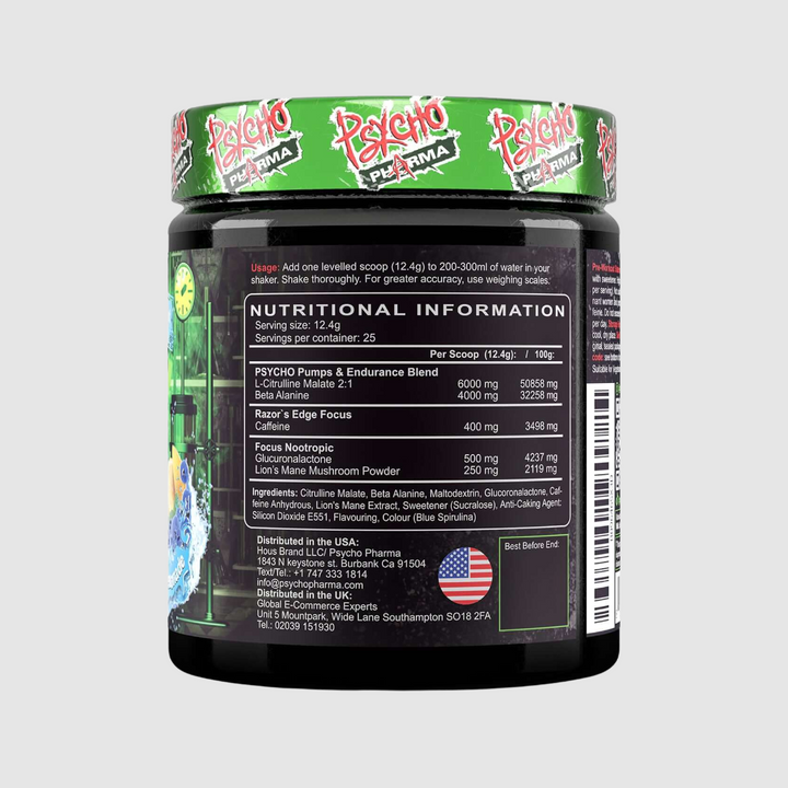 Psycho Pharma - Edge of Insanity - Pre Workout