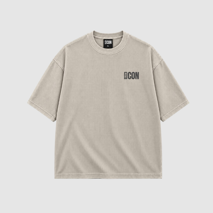 Iron Icon - Waffle Knit T-shirt - Short Sleeve
