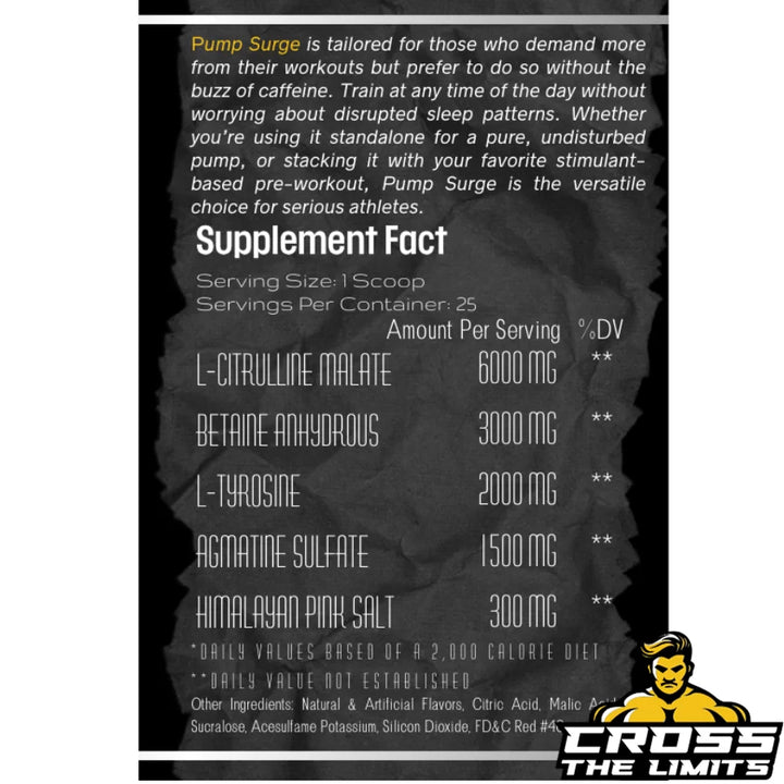 Koka Labs - Pump Surge - Non-stim Pre-workout