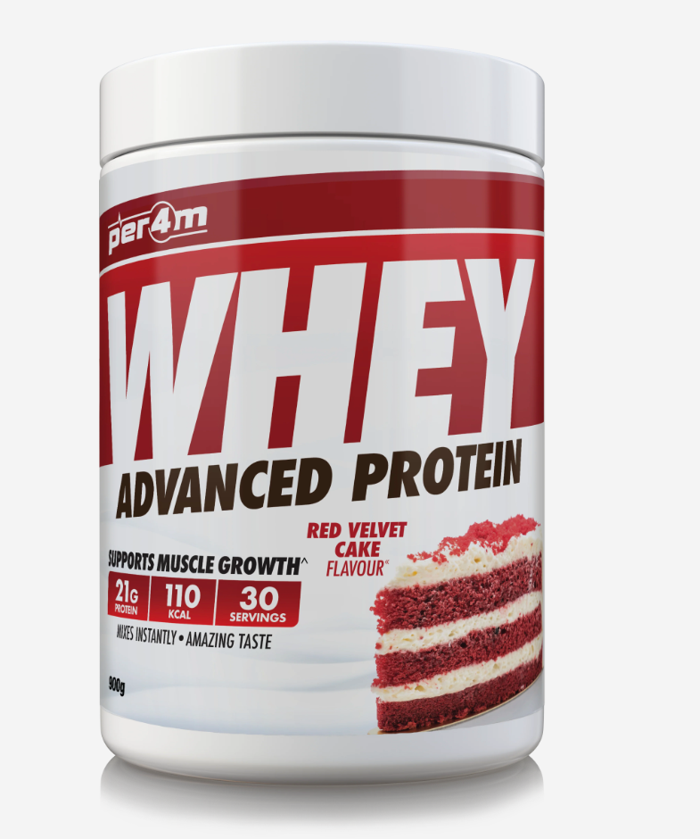 red velvet cake per4m whey 900g