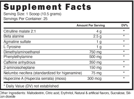 Blackstone Labs - Dust X - Pre-workout