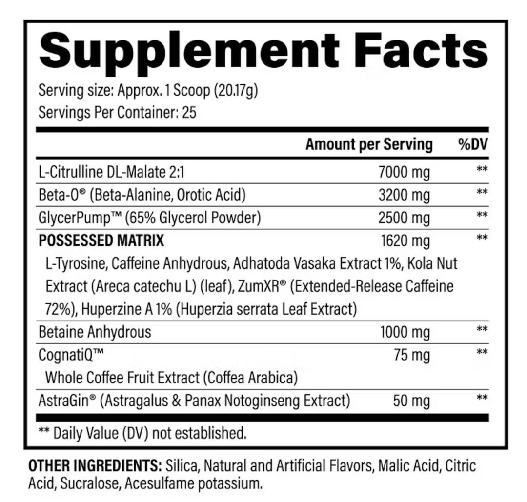 Black Magic - BSRK - Pre-Workout