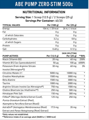 Applied Nutrition - ABE - Ultimate Pump - 500g