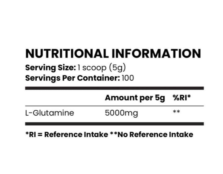Strom Sports - Glutamine - 100 Servings