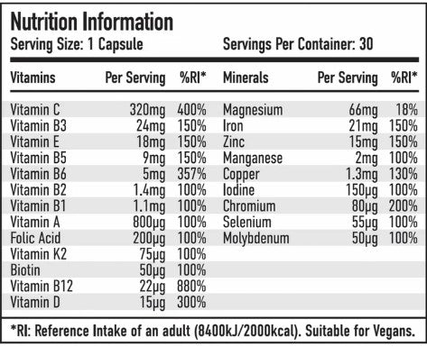 Per4m - Multi vitamin - 30 caps