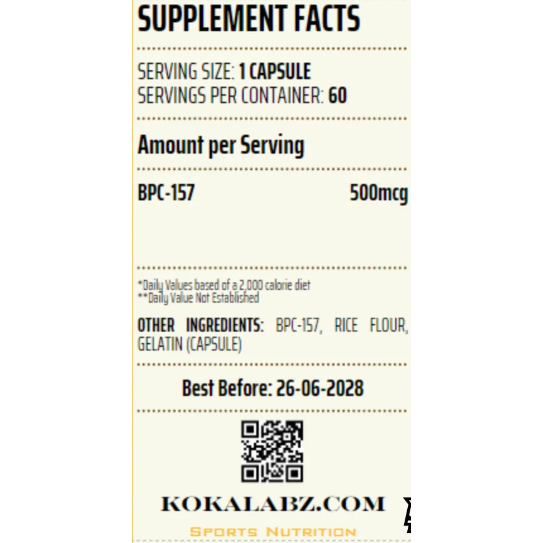 Koka Labz - BPC-157 - 60 Servings