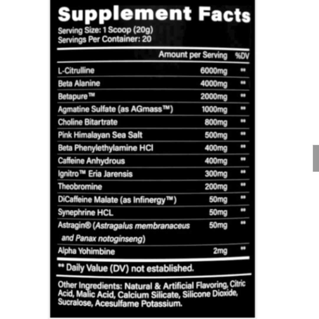 Kilo Labs - Stim Thugga - Pre-Workout