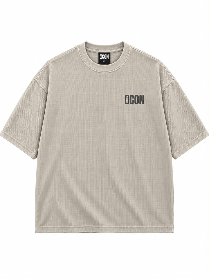 Iron Icon - Waffle Knit T-shirt - Short Sleeve