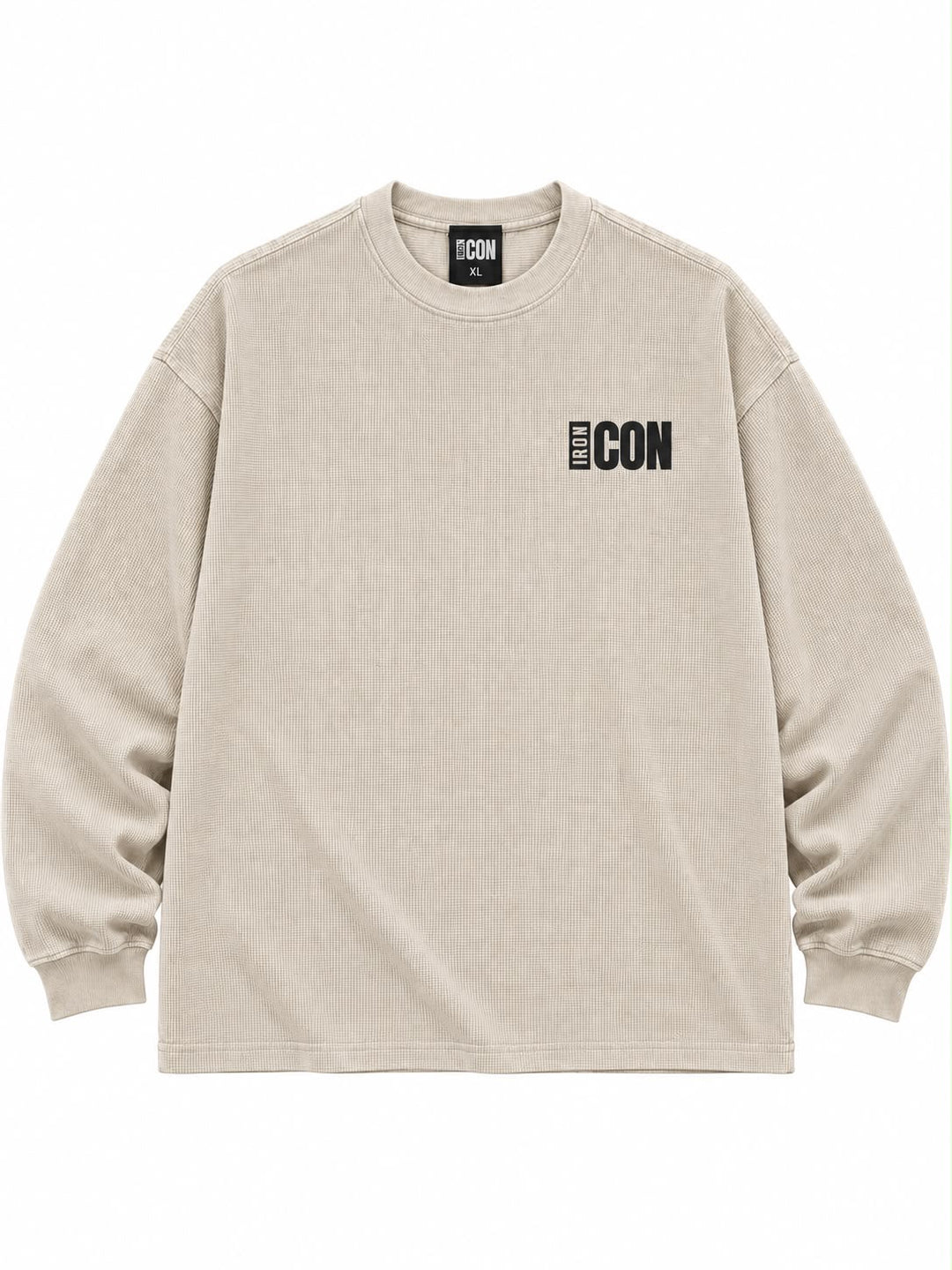 Iron Icon - Waffle Knit Tee - Long Sleeve