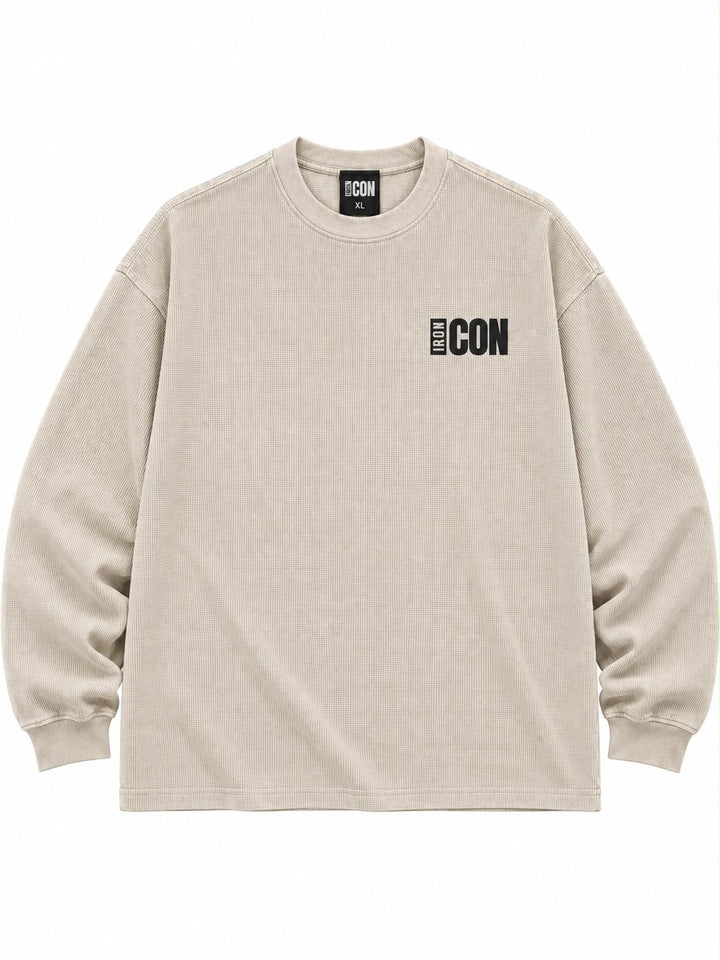 Iron Icon - Waffle Knit Tee - Long Sleeve