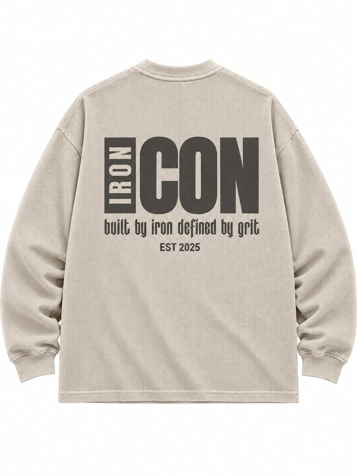 Iron Icon - Waffle Knit Tee - Long Sleeve