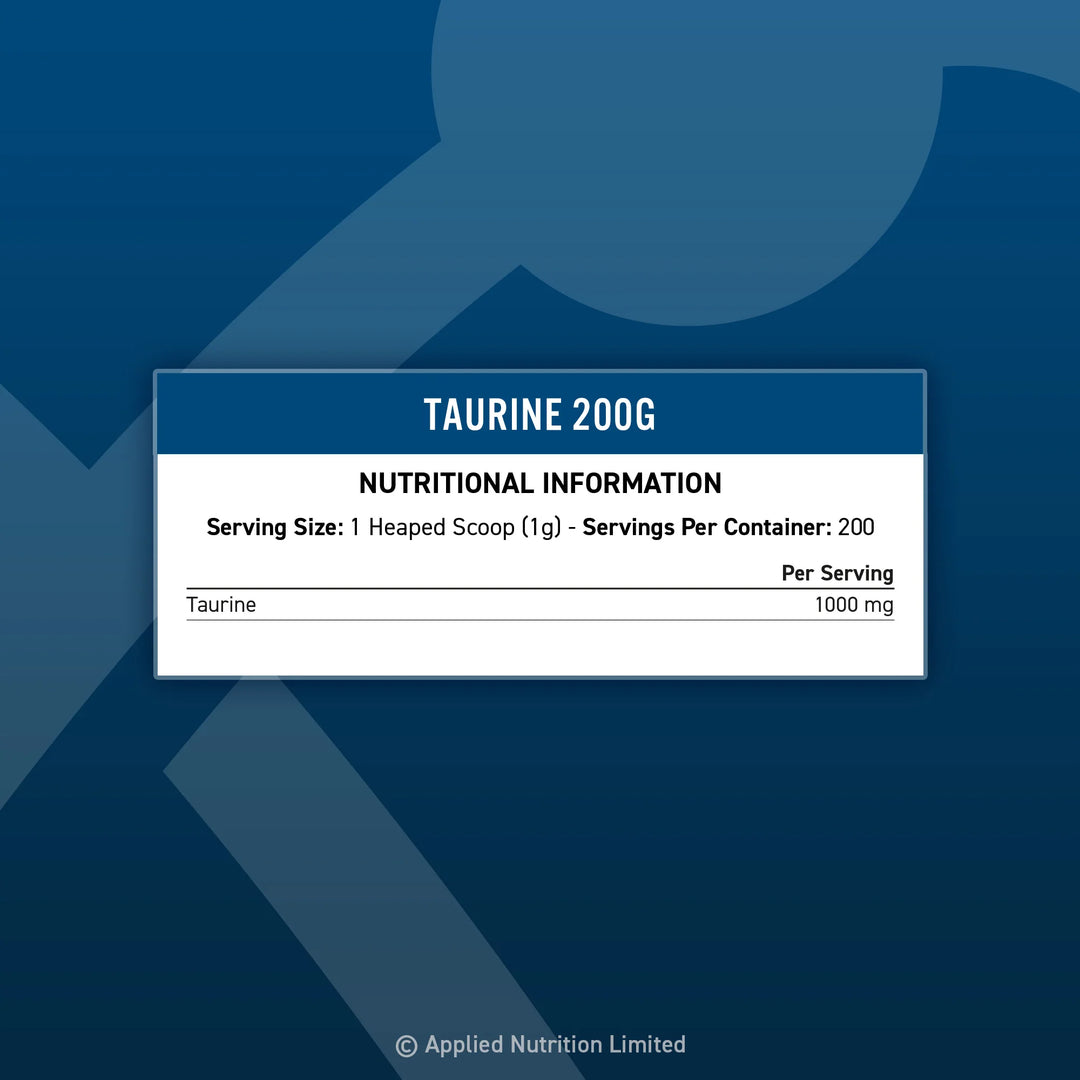 Taurine Supplement 200g - Premium Performance Amino Acid