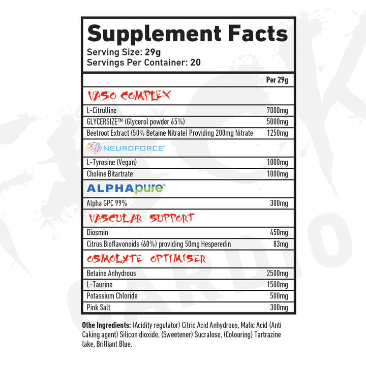 TWP - VARI V2 Focus & Pump (Pre-workout)