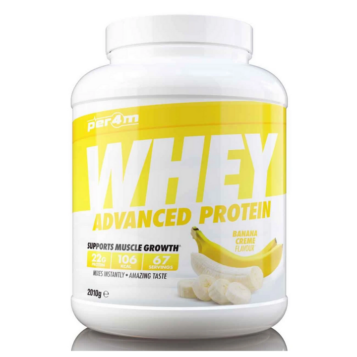 banana cream per4m whey protein