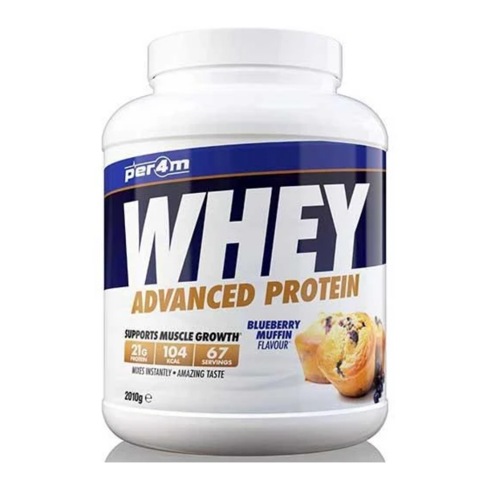 blueberry mufin per4m whey protein