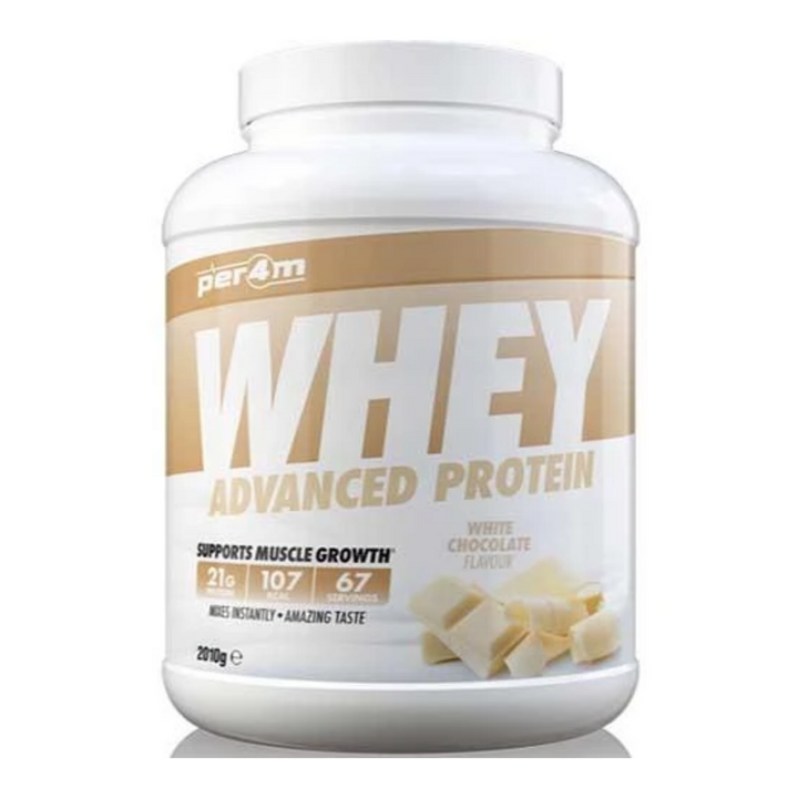 white chocolate per4m whey protein