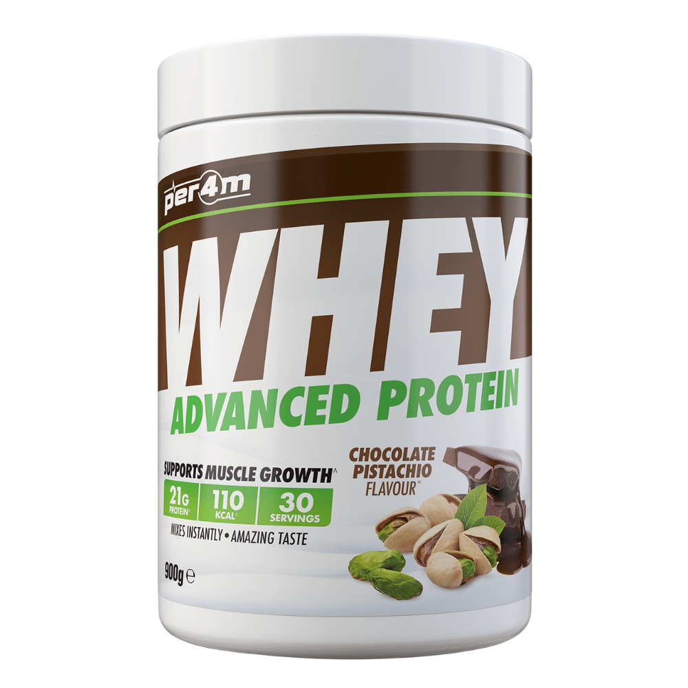 chocolate pistachio per4m whey 900g