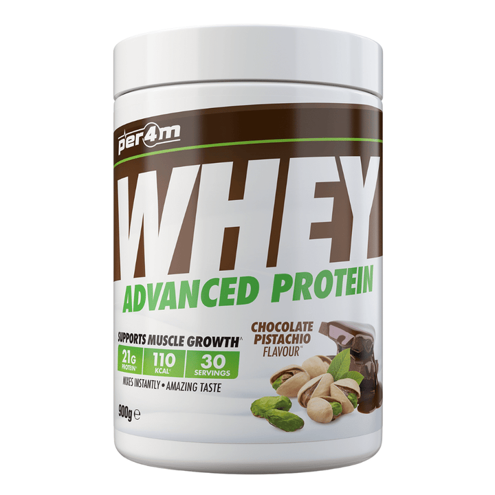 chocolate pistachio per4m whey 900g