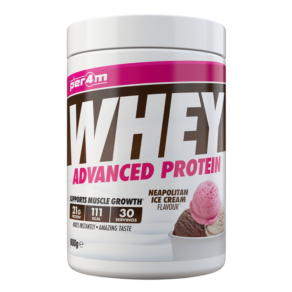 neopolitan ice cream per4m whey 900g
