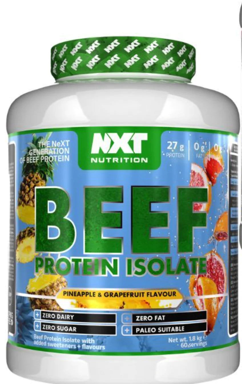 pinepple and grapefuit NXT Beef Isolate Protein Powder