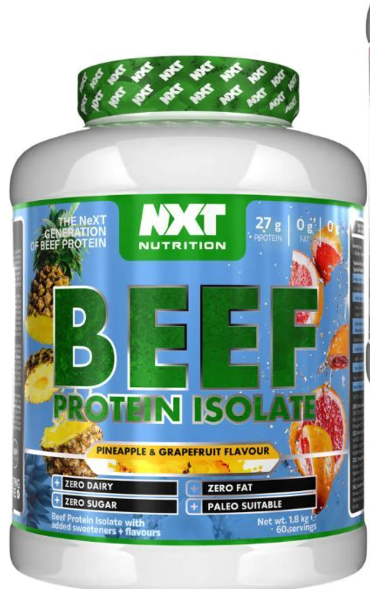 pinepple and grapefuit NXT Beef Isolate Protein Powder