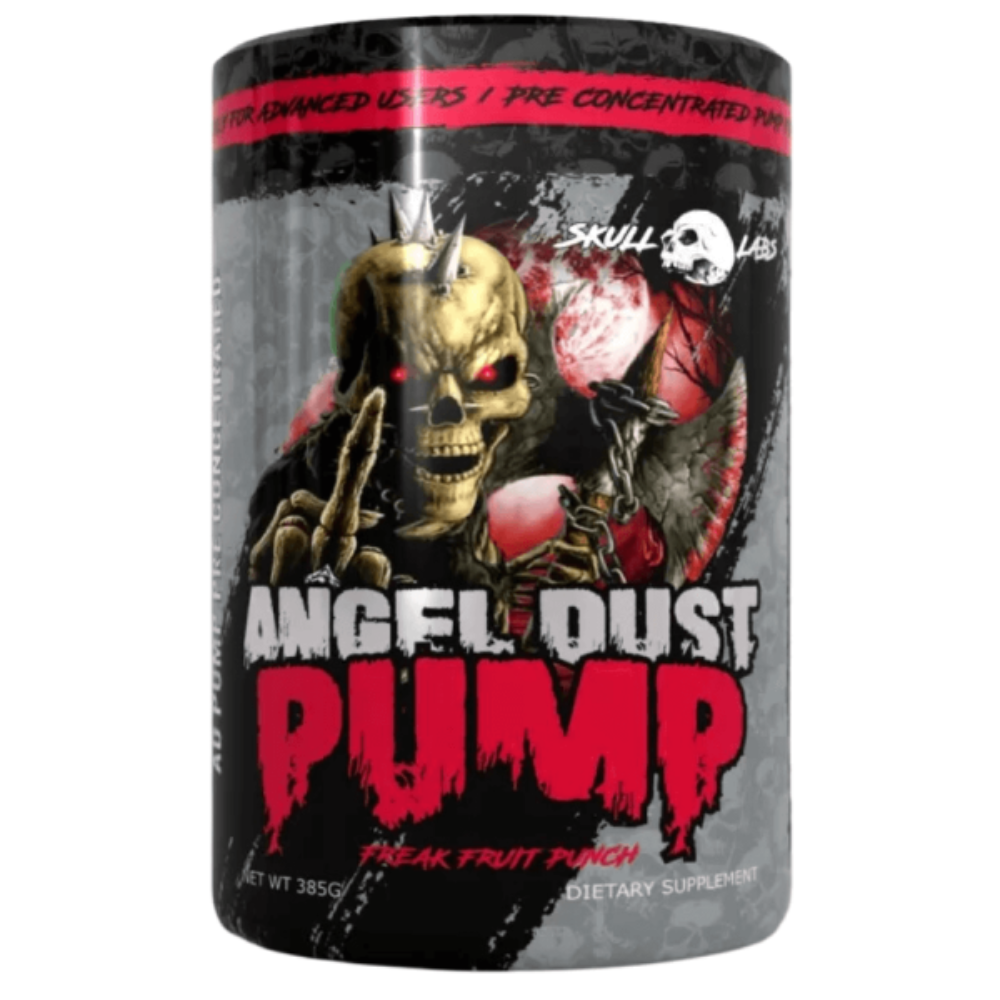 Skull Labs Angel Dust Pump pre workout tub front view
