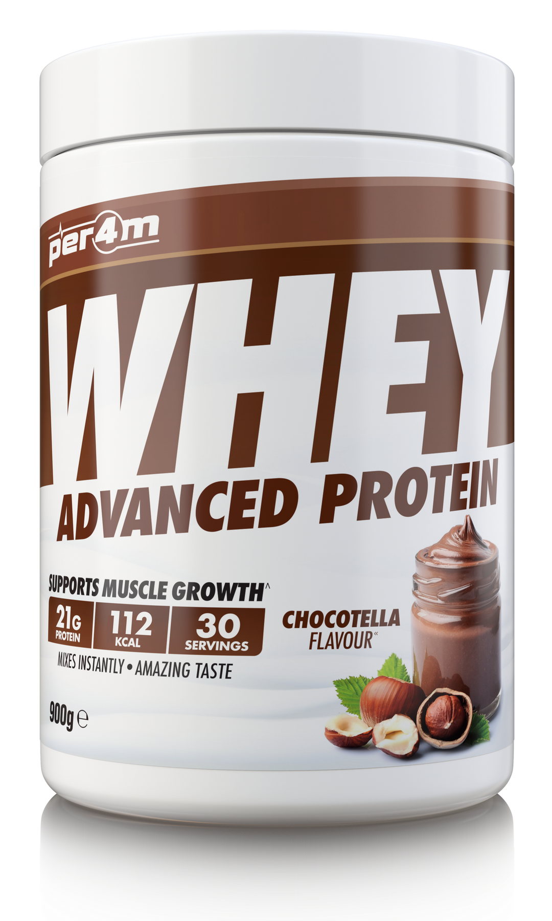 chocotella per4m whey 900g