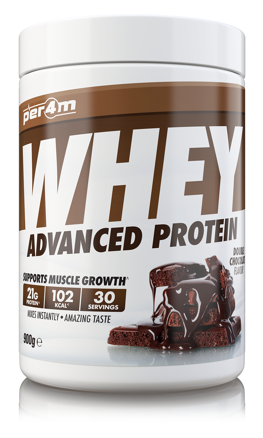 double chocolate per4m whey 900g