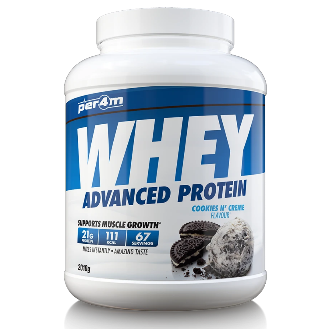 cookies n' cream PER4M Whey Protein